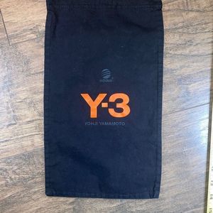 Yohji Yamamoto Y-3 14.5x8.5 inches Drawstring Garment Dust Travel Bag